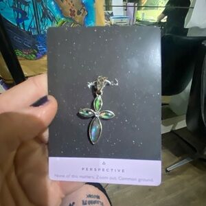 Green and Silver Pendant